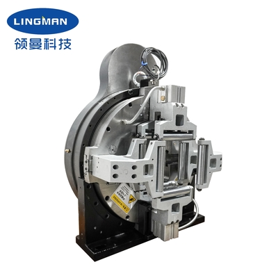 Vollhub-Hohlraum-Hochgeschwindigkeits-F130CF-Front-4-Backen-Pneumatikfutter für Faserlaserschneiden bei 0,2-0,9 MPa Druck