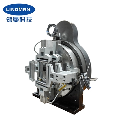 Full-Stroke Hohl-Professionelle Pneumatische Front Chuck F130CF 4 Kiefer für Faserlaserschneiden bei 0,2-0,9Mpa Druck