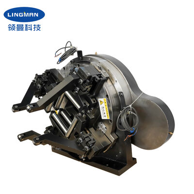 Lingman Laser Schrägschneid-Spannfutter 120mm 170mm 230mm 290mm Spannbereich Pneumatisch für Rohrschneidemaschine