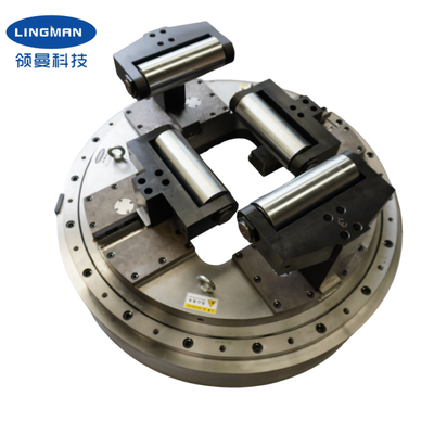 Customized Electric Rotary Chuck mit OD 880mm, Kiefer Schlag 260mm und High-Precision Rotation für Heavy-Duty Bearbeitung